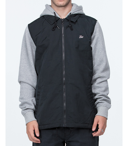 RVCA MENS SCRIBE PUFFER JACKET - BLACK