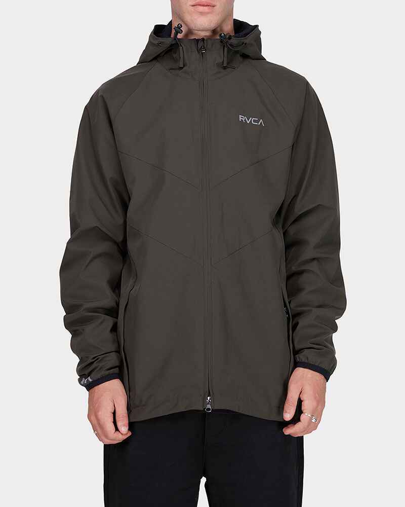 rvca black windbreaker