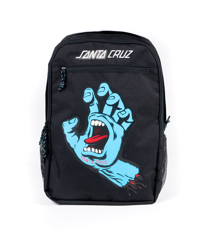 SANTA CRUZ SCREAMING HAND BACKPACK - BLACK