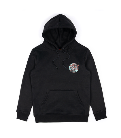 SANTA CRUZ YOUTH WINKOWSKI AQUATIC DOT HOODY - BLACK