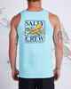 SALTY CREW MENS INK SLINGER SINGLET - SEA FOAM