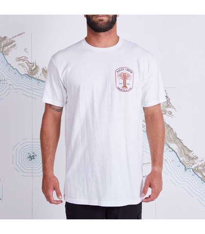 SALTY CREW MENS SPINY STANDARD TEE - WHITE