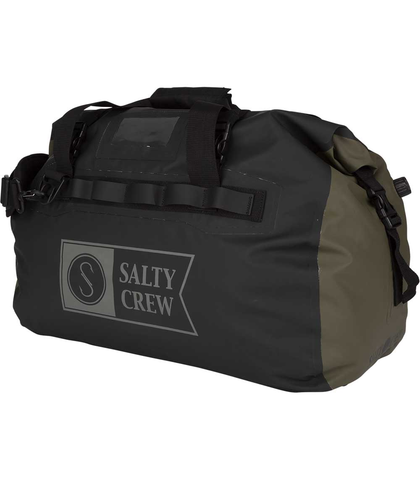 SALTY CREW VOYAGER DUFFLE BAG - BLACK / MILITARY