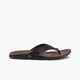 REEF J-BAYY III LEATHER JANDAL - DARK BROWN 