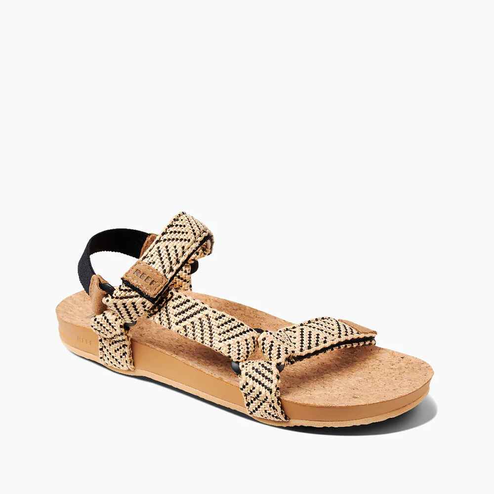 REEF Women's Cushion Vista Hi Slip-On Platform Slide Sandals - Macy's