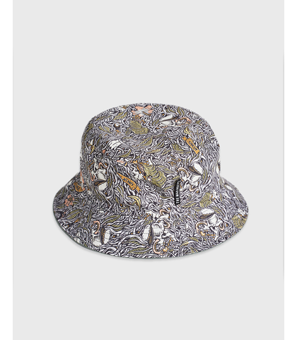 MAD HUEYS IT'S LIT BUCKET HAT - CHARCOAL