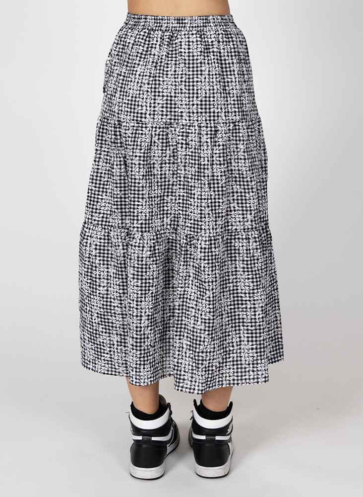 Gingham skirt outlet ladies