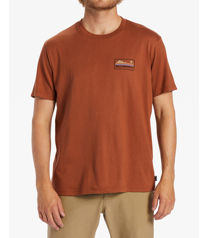 BILLABONG MENS RANGE TEE - AMBER