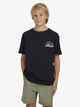 QUIKSILVER BOYS SNAKE WHISPERER TEE - BLACK