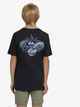 QUIKSILVER BOYS SNAKE WHISPERER TEE - BLACK