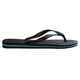 HAVAIANAS LOGO FILETE JANDAL - BLACK / LIGHT BLUE