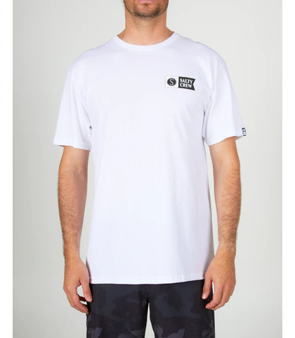 SALTY CREW MENS NEW WAVES S/S TEE - WHITE