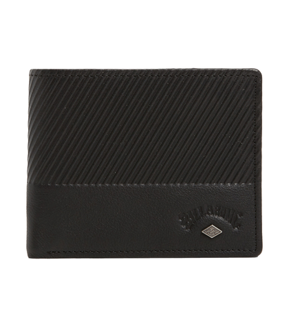 BILLABONG MENS HELSMAN RFID FLIP WALLET - BLACK - - BILLABONG MENS W23