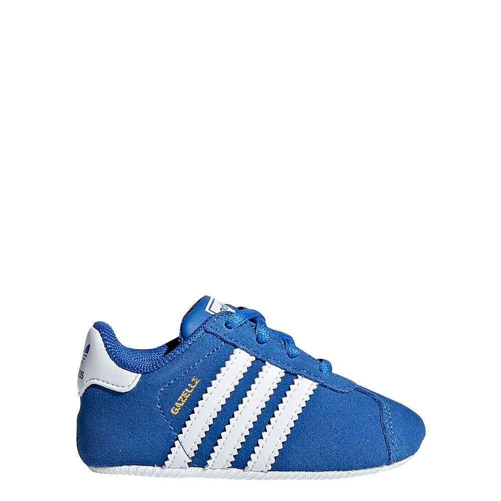 ADIDAS GAZELLE CRIB SHOES BLUE WHITE Footwear Youth Shoes