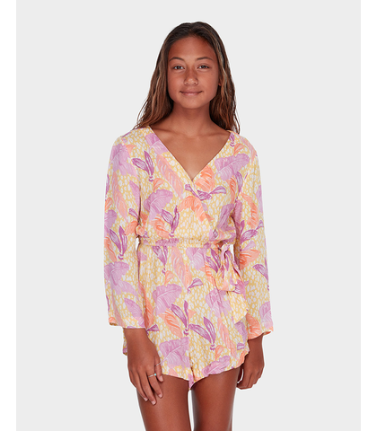 BILLABONG TEEN GIRLS - LOVE PALM PLAYSUIT