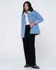 RUSTY LADIES DEMIN TRUCKER JACKET - BLUE LAGOON