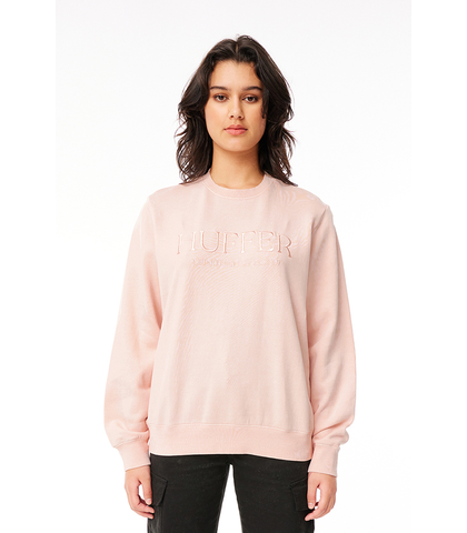 HUFFER LADIES CLASSIC CREW 350 / LIMITLESS - BLUSH PINK - Womens-Top ...