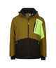 O'NEILL MENS JIGSAW SNOW JACKET - PLANTATION COLOUR BLOCK