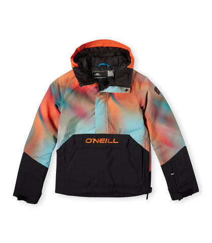 O'NEILL BOYS ANORAK SNOW JACKET - DARK BLUE FADE HALFTONE