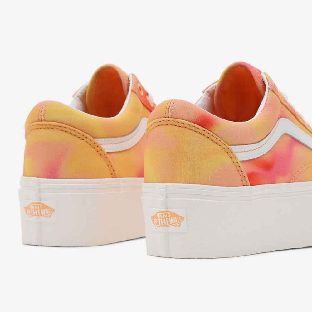 Orange yellow vans sale