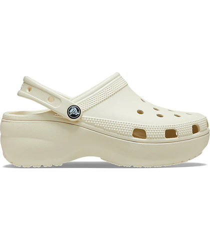 CROCS CLASSIC PLATFORM CLOG - BONE