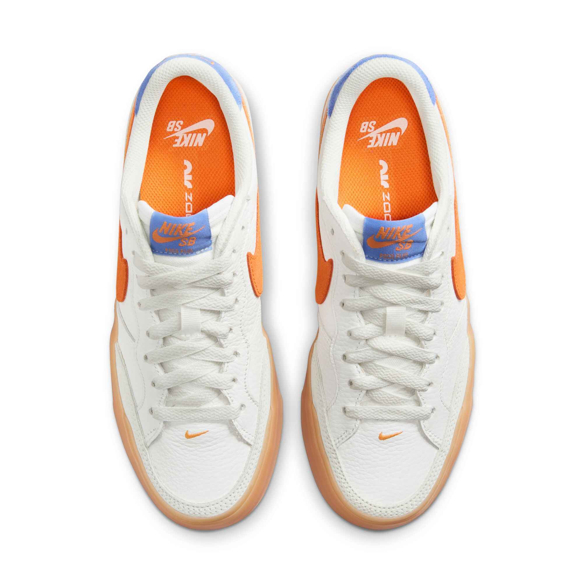 NIKE SB ZOOM POGO PLUS PREMIUM - WHITE / BRIGHT MANGO - Footwear