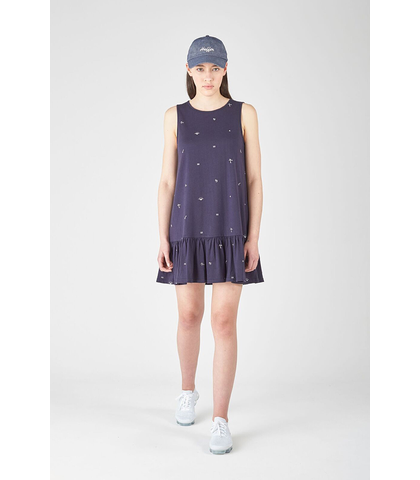 HUFFER LADIES BEACH ANTICS PORT DRESS - NAVY