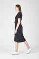 HUFFER LADIES MARIA WRAP DRESS - BLACK