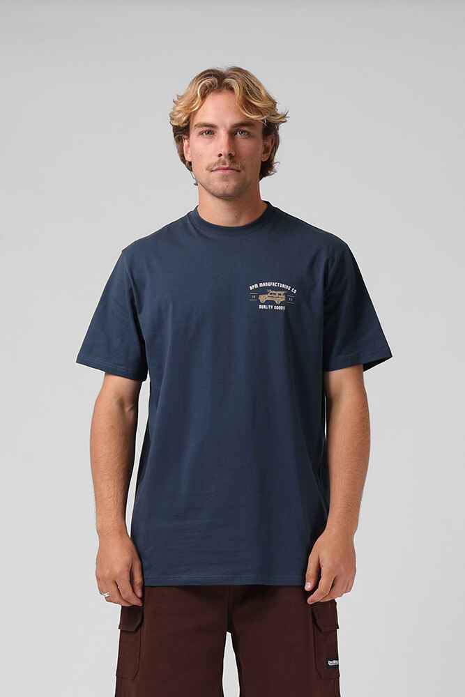 Rpm Mens Cruiser 94 Tee - Navy - Mens-tops : Sequence Surf Shop - Rpm S23