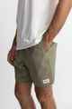 RHYTHM MENS CLASSIC LINEN JAM SHIORTS - OLIVE