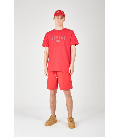 HUFFER MENS SUP TEE - ACADEMIC - RED