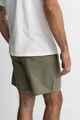 RHYTHM MENS CLASSIC LINEN JAM SHIORTS - OLIVE