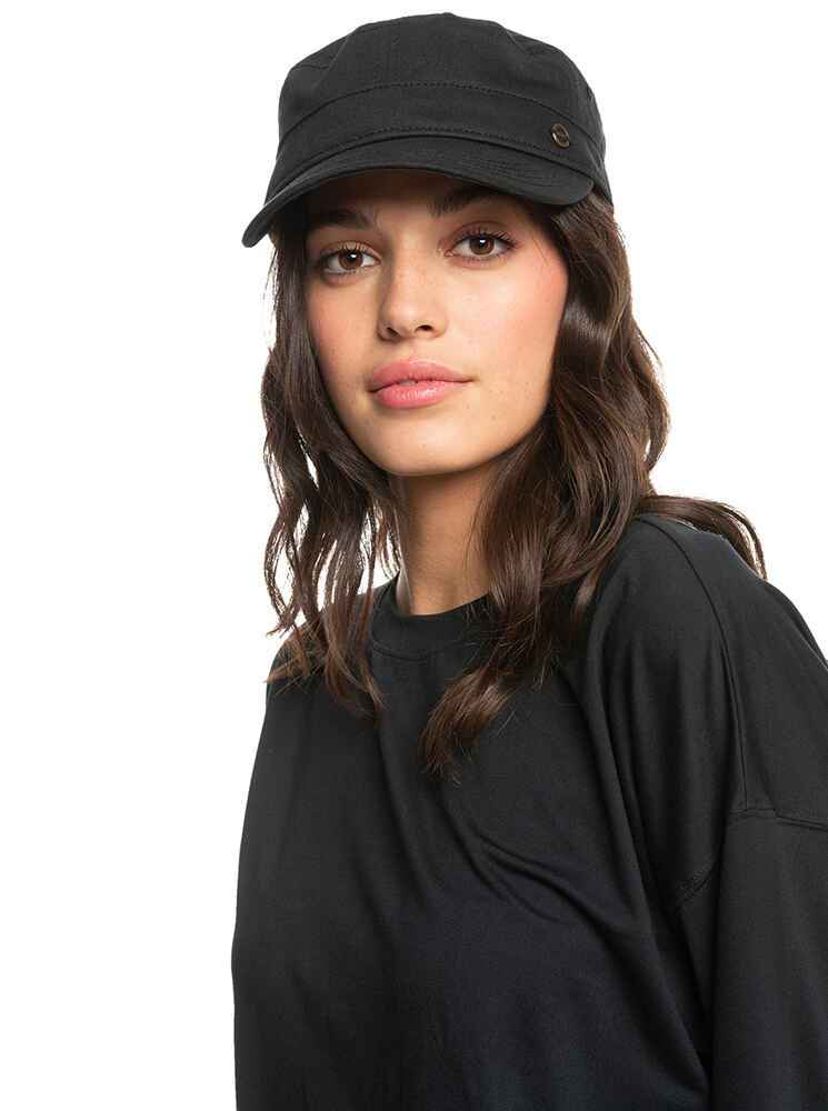 ROXY LADIES CASTRO CAP - BLACK - Womens-Accessories : Sequence Surf ...