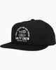 SALTY CREW LATERAL LINE 5 PANEL CAP - BLACK