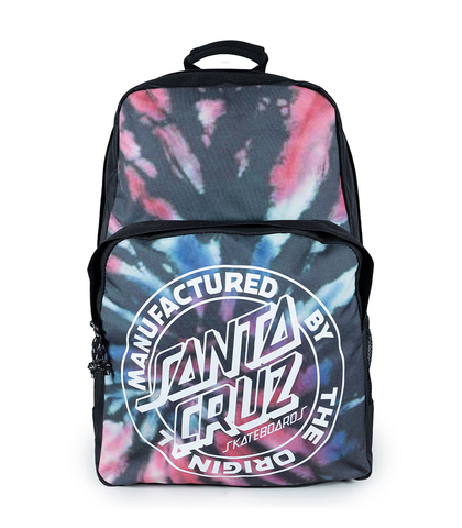 SANTA CRUZ MENS MFG DOT BACKPACK - MULTI TIE DYE - - SANTA CRUZ SK8 S23