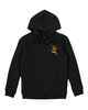 SANTA CRUZ BOYS OVERSIZE BONE HAND CRUZ HOODY - BLACK