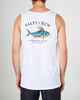 SALTY CREW MENS ROOSTER TANK - WHITE