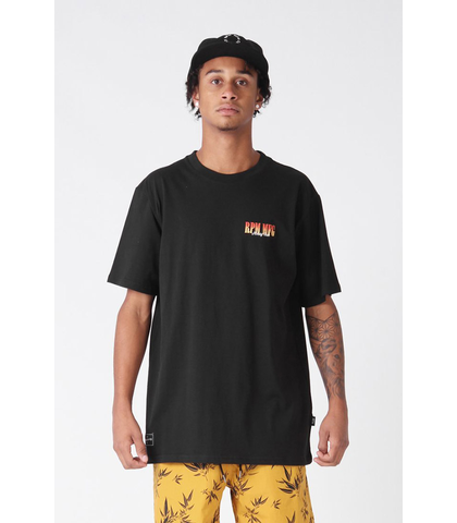 RPM MENS HORIZON TEE - BLACK - Mens-Tops : Sequence Surf Shop - RPM S18