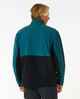 RIPCURL MENS ANTI SERIES JOURNEY ZIP CREW - BLUE / GREEN