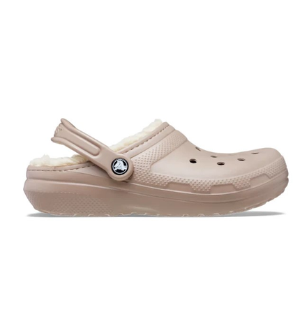 CROCS CLASSIC LINED CLOG - MUSHROOM / BONE