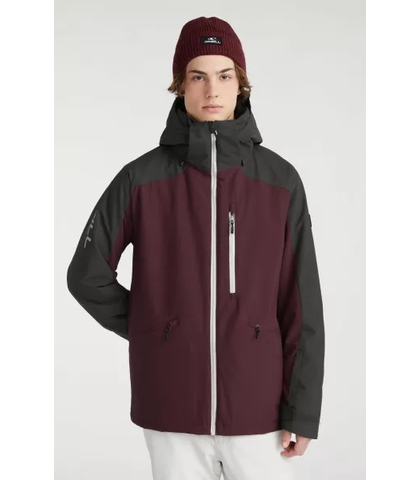 O'NEILL MENS DIABASE SNOW JACKET - WINDSOR WINE