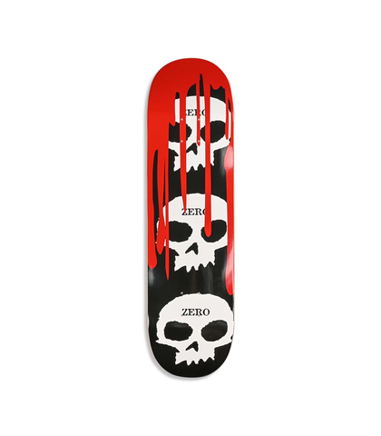 ZERO DECK - SKULL BLOOD R7 - BLACK / WHITE / RED