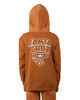 SANTA CRUZ BOYS INHERIT STACKED STRIP HOODY - GINGER TIE DYE