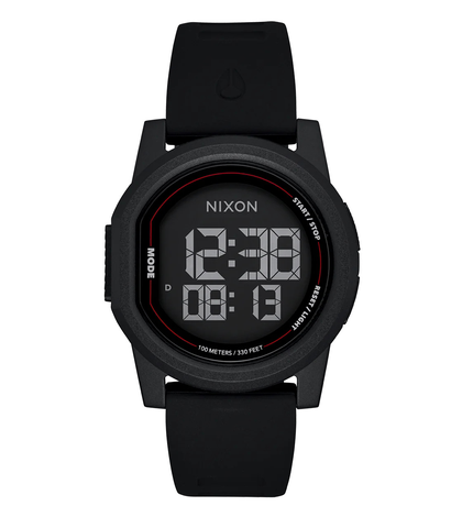 NIXON DISK WATCH - BLACK / BLACK / NEGATIVE