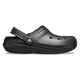 CROCS CLASSIC LINED CLOG - BLACK / BLACK