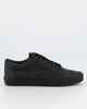 VANS OLD SKOOL SHOE - LEATHER / BLACK BLACK