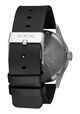 NIXON SENTRY LEATHER WATCH - ALL SILVER / BLACK