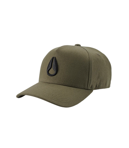 NIXON DEEP DOWN ATHLETIC SNAPBACK CAP - OLIVE /  BLACK