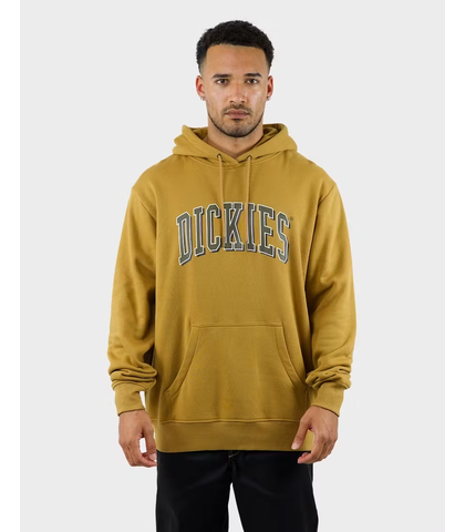 DICKIES MENS LONGVIEW CLASSIC FIT HOODY - BROWN DUCK