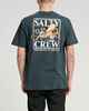 SALTY CREW MENS INK SLINGER S/S TEE - COAL